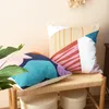 Travesseiros de travesseiros marrocos capa colorida bordado de algodão tampa decorativa para sofá decorações de casa quente