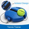 1set Tennis Trainer Professional Training Primärverktyg Selfstudy Rebound Ball Pracing Inomhus övning 240329