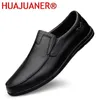 Casual Shoes Genuine Leather Men Luxury Trendy 2024 Slip On Formal Loafers Moccasins High Quality Male Driving Sneakers