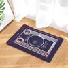 Teppichs Bodenmatte Vintage Tape Player Kamera gedruckter Eingangs Fußmitt Anti-Rutsch Schlafzimmer Wohnzimmer Flur Teppichweich Teppich