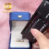 Pass Diamond Tester 클래식 플라워 클러스터 Moissanite Stud Earrings 925 스털링 실버 Moissanite 힙합 귀걸이