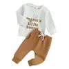 Ensemble de vêtements Baby Boy Vêtements de Pâques Toddler Earfit Ored Sweat-shirt à manches longues