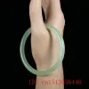 Bangles Chinese Hetian Jade Bracelet 5464mm Charm Jewellery Fashion Accessories Handcarved Man Woman Luck Round Bangle Amulet Gifts