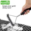 Tools 30.5cm Bbq Grill Bristle Cleaner Kitchen Accessories Brass Brush Barbecue Cleaning Wire