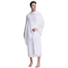 Vêtements ethniques 2pcs ihram hajj serviette douce confortable blanc arabie hommes musulmans prière châle costume de culte