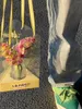 Embrulho de presente 3/5pcs Triângulo transparente Arranjo de flores Bolo de garrafa de bolo de mão embalagem do festival
