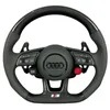 Acessórios de interiores personalizados volante de fibra de carbono Audi com LED adequado para Audi R8 / TT / TTS / TTRS