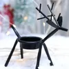 Candlers Christmas Creative Black Elk Congueur Vintage Iron Horde Nordic Minimalist Style Lantern Family Party Party Decoration