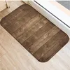 Tapijten Neuse houten korrel bedrukt patroon huis slaapkamer keuken badkamer ingang mat vloerdecoratie non slip deur