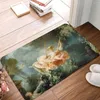 Teppiche Nicht-Schlupf-Teppich Die Schaukel Jean Honore Fragonard Doormat Wohnzimmer Bad Matte Willkommen zu Hause Teppich