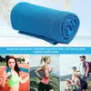 Sports de serviette microfibre à froid Absorption de transpiration Séchage rapide pour les hommes Femmes de gymnase de gym