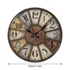 Wall Clocks Silent Quiet And Calming Environment In Space Vintage Fiber Clock