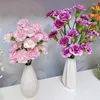 Vases White Mini Ceramic Vase Simple Nordic Flower Home Living Room Table Craft Wedding Party Decoration