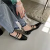 Suojialun Spring Women Flat Shoes Fashion Red Ladies Elegant Mary Jane Shoes Flat Heel Casual Dress Outdoor Ballerinas 240326