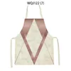 Geometry Kitchen Apron Women Pinafore Child Print Adult Custom Household Cleaning Supplies kitchen apron 240325