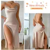 Abbigliamento per il sonno da donna Ladies sexy erotica seta di seta da donna abito da donna primavera e estate sezione sottile del pigiama per la casa da notte