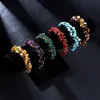 Boheemse trendy onregelmatige natuurlijke geplette stenen armbanden voor vrouwen kristallen ketting charme handgemaakte armband prinses bruid cadeau