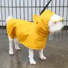 Abbigliamento per cani Pet Cappuccio con cappuccio giallo con cappuccio di abiti morbidi per esterni morbidi per cagnolini di cagnolini di cagnolini di grandi dimensioni