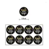 Party Decoration 60st Happy Year Paper Seal Stickers 2024 Candy Gift Baking Packaging DIY Labels Sticker Anniversary Supplies