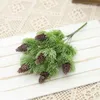 Fleurs décoratives plantes artificielles verts en pintes à balle aquareuse pigle d'herbe faux accessoires de chambre de mariage à la maison bricolage accessoire