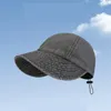 Cappelli larghi estate per donne cappello solare a protezione solare in denim in denim in denim floppy pieghevole pieghevole ghioros regolabile a esterno regolabile