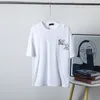 24SS春夏ヨーロッパUSAエンジェルレターフラワープリントティーファッションメンズスケートボード短袖Tシャツ服カジュアルコットンデザイナーTシャツ0405