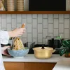 Double chaudières coréen ramen pot ménage de cuisine caractéristique de cuisine