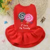 Vêtements pour chiens robe mignonne robes d'animaux de compagnie chat chihuahua yorksyie vêtements chiot vêtements jupe princesse costume pomérane tenue