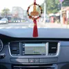 Estatuetas decorativas Buda Wood Pingente Decoração Carro Interior Fringe Fringe Charme Vintage Parede de Polyster