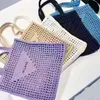 10a różowy designerka Raffias torba szydełka słomka worka damska splot worki na buty luksurys torebka Summer Crossbody Mens Raffia ramię w torbie mody torba podróżna plażowa