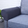 Tampas de cadeira 2pcs/cenar braço de braço elástico sofá protetor de braço de braço de alongamento para ajustar a tampa de móveis de flanela