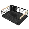 Cuisine Storage Iron Rack Plat Drying Vêtements Plats pour les couverts Racks Counter