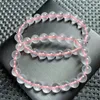 Braccialetti Link 8,5 mm Naturallight Starlight Natural Rose Quartz Bracciale Women Fashion Healing Fengshui Stone Bangles Regalo per gioielli femminili