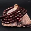 Link Bracelets Natural Pterocarpus Santalinus Bracelet 108 Beads Men's Crafts Rosary Sandalwood Old