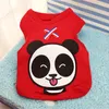 Dog Apparel Cute Spring/Summer Clothes Soft Cotton Cat T Shirt Cartoon Pet Vest Clothing For Small Dogs Puppy Pets XS-XXL