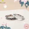 Anillos de pareja de pájaros de esmalte originales para mujeres hombres real 925 plata esterlina estilo chino joyería fina 240401