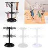 Decoratieve platen Kleine hanger Display Rack Fashionable Roterende Keychain Holder voor bureau