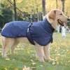 Appareils pour chiens 2Colors Pet Down Veste portable Rechauffeur chaud Polyester Polyester imperméable Grands vêtements hiver