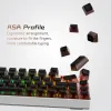 Pads 148 touches PBT Doubleshot Pudding Keycaps ASA Profil Keycaps rétro-éclairés pour Cherry Gateron MX commutateurs de jeu mécanique