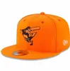 2024 „Orioles” Baseball Snapback Sun Caps mistrz World Series Men Men Football Hats Hats Snapback Paspback Hip Hop Sports Hat Mix Zamówienie