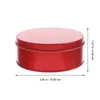 Storage Bottles 4 Pcs Biscuit Box Candy Large Cookie Tins With Lids Christmas Bulk Cookies Container Tinplate Metal