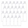 Storage Bottles 100Pcs Clear Plastic Empty Travel Container With Flip Cap Small For Liquids Shampoo Lotion Conditioner