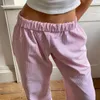 Pantalon féminin Gaono Casual Striped Trawstring Lamg Chic Chic Women Streetwear Vintage Sweatpants Pantal