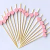 Forks 100 Counts Cocktail Sticks Toothpicks Party Supplies Frill Finger Fruits Sandwich Nibbles Home Wedding Cake Decor