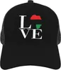 Ball Caps Love Africa Cappelli da baseball unisex Motch da mesh traspirante regolabile