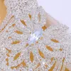 Naszyjnik Zestaw Mody Luksusowy mrinestone dla kobiet akcesoria weselne puste kryształowa biżuteria