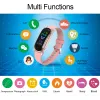 Polsbandjes Smart Bracelet YD8 Temperatuurmeting Thermometer Band Men Women Heart Rate Sleep Fitness Tracker Clock Sport Smartwatch