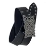 Bälten Steampunk Belt Medieval Punk midja Cincher för con POGRAPHY COSPLAY HXBA