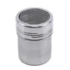 Storage Bottles Powdered Can Stainless Steel Powder Sprinkle Extinguishers Tank Gauze Bucket Cocoa Cinnamon