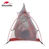 アップグレードされたクラウドアップ2 Ultralight Tent Free Standing20Dファブリックキャンプテント無料マットNH17T001-T 240329の2人